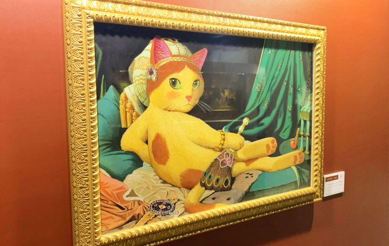 シュー・ヤマモトのCAT ART展（猫・美術館）に行ってきた