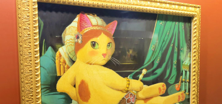 シュー・ヤマモトのCAT ART展に行ってきた - 名画が猫になった癒しの作品